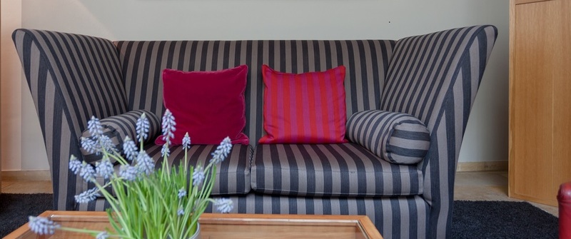 Sofa in the Hotel Salon